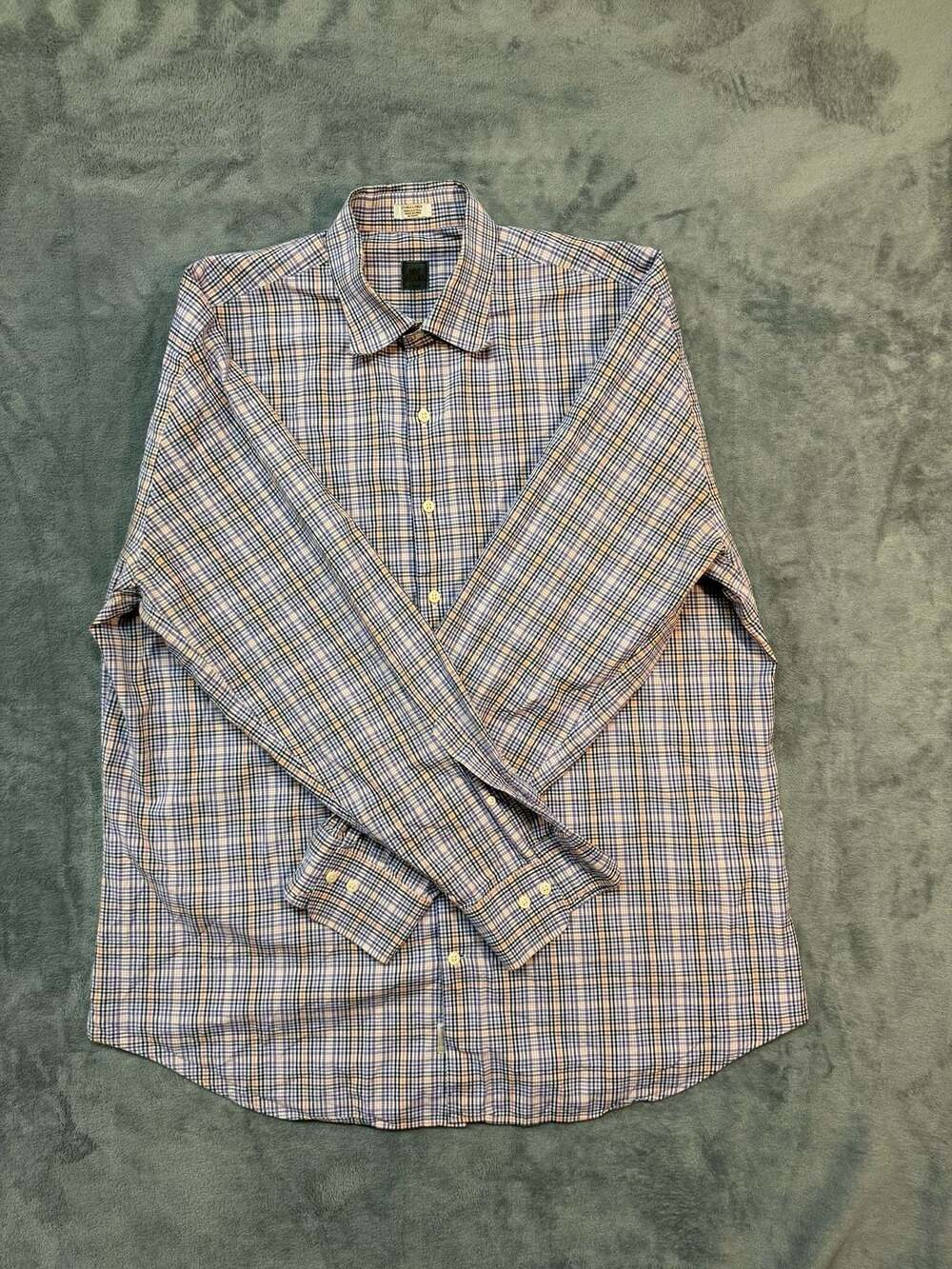 Peter Millar Men's Extra Large Long Sleeve Plaid Button down Shirt